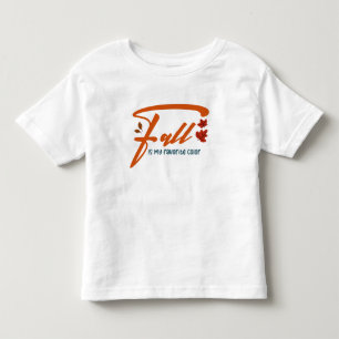 T-shirt Pour Les Tous Petits L'automne est ma couleur préférée – Esthétique aut