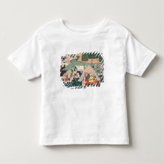 T-shirt Pour Les Tous Petits L'campement d'un prince (Devant)