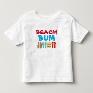 T-shirt Pour Les Tous Petits Le bon à rien coloré de plage de bascules