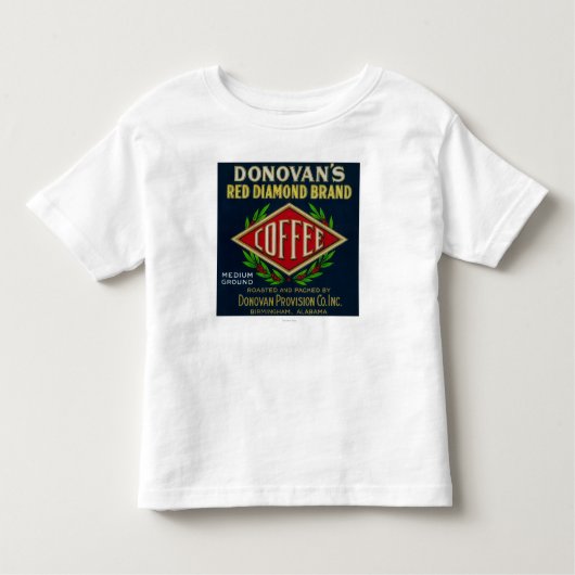 T-shirt Pour Les Tous Petits Le café LabelBirmingham, AL de Donovan (Devant)