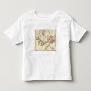 T-shirt Pour Les Tous Petits Le Canada, le nouveau Brusnwick, et la