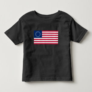 T-shirt Pour Les Tous Petits Le Cercle d'étoiles, Drapeau américain par Betsy R