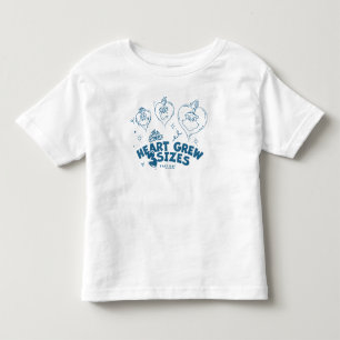 T-shirt Pour Les Tous Petits Le cœur du Grinch a grandi de 3 tailles