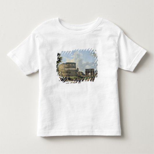 T-shirt Pour Les Tous Petits Le Colosseum et la voûte de Constantine (Devant)