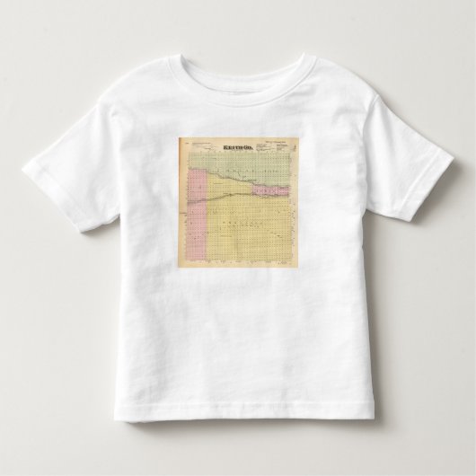 T-shirt Pour Les Tous Petits Le comté de Keith, Nébraska (Devant)