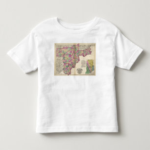 T-shirt Pour Les Tous Petits Le comté de Lawrence et le comté de Jackson
