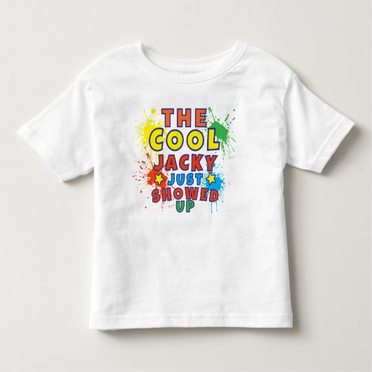 T-shirt Pour Les Tous Petits Le Cool Kid, vient de venir. (Devant)