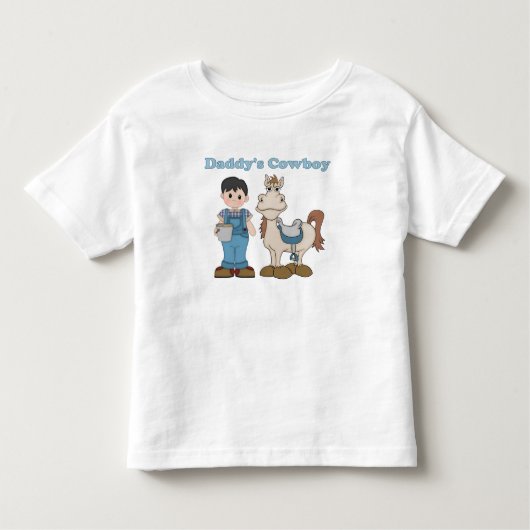 T-shirt Pour Les Tous Petits Le cowboy de papa (Devant)