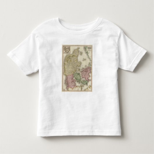 T-shirt Pour Les Tous Petits Le Danemark 3 (Devant)