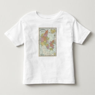 T-shirt Pour Les Tous Petits Le Danemark et l'Islande