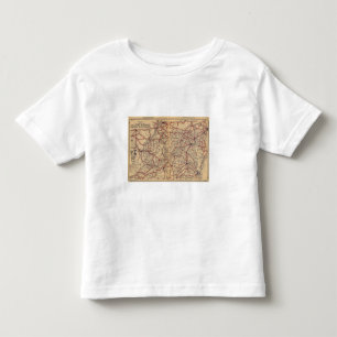 T-shirt Pour Les Tous Petits Le Delaware, le Maryland, la Virginie, la Virginie
