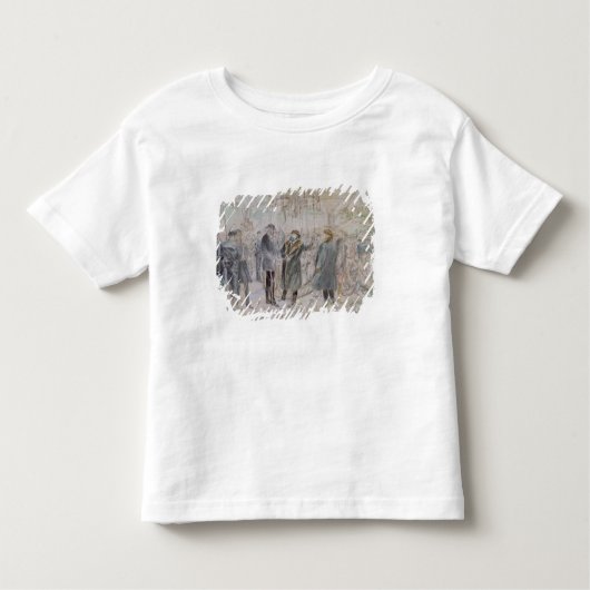 T-shirt Pour Les Tous Petits Le départ de Léon Michel Gambetta (Devant)