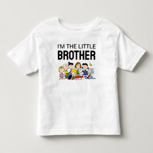 T-shirt Pour Les Tous Petits Le Gang Peanuts   Je Suis Le Petit Frère