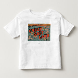 T-shirt Pour Les Tous Petits Le Grand Lac Salé, manière d'UtahThe nous SwimUtah