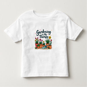 T-shirt Pour Les Tous Petits Le jardinage est mon jardinier thérapeutique Plant