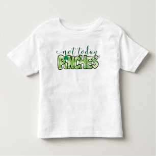 T-shirt Pour Les Tous Petits Le Jour de la Saint Patrick, pas aujourd'hui, Pinc
