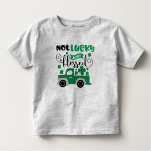T-shirt Pour Les Tous Petits Le jour juste de St Patrick béni non chanceux