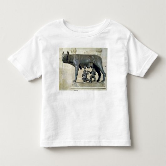 T-shirt Pour Les Tous Petits Le -Loup de Capitoline (Devant)