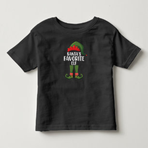 T-shirt Pour Les Tous Petits Le lutin préféré du Père Noël, famille assortie de