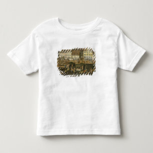 T-shirt Pour Les Tous Petits Le marché à Berlin avec le Marienkirche
