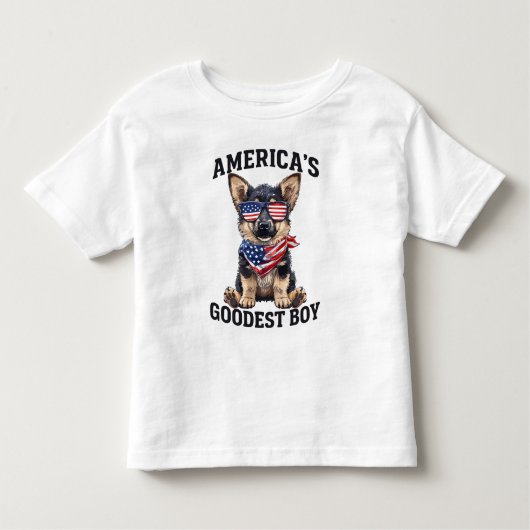 T-shirt Pour Les Tous Petits Le meilleur berger d'Amérique (Devant)