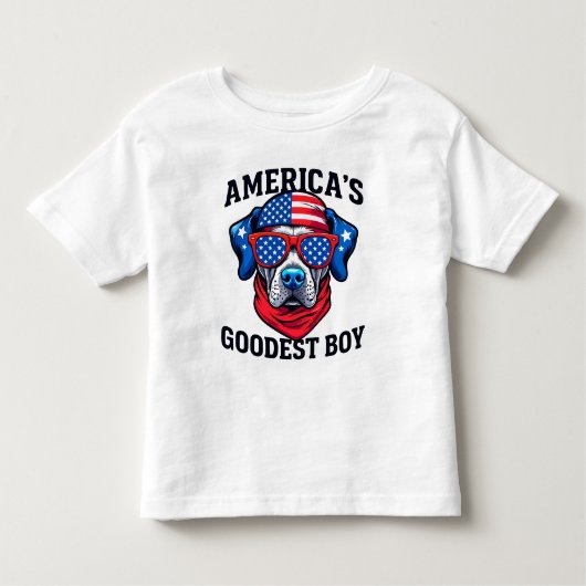 T-shirt Pour Les Tous Petits Le meilleur chien des États-Unis (Devant)