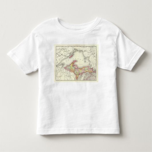 T-shirt Pour Les Tous Petits Le Michigan du nord (Devant)