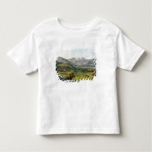 T-shirt Pour Les Tous Petits Le mont Olympe, comme vu entre Larissa et baba, p