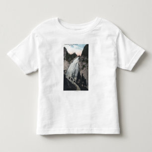 T-shirt Pour Les Tous Petits Le mont Rainier, Washington - vue des automnes de