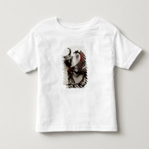 T-shirt Pour Les Tous Petits Le morceau de joue d'un cheval a mordu sous forme
