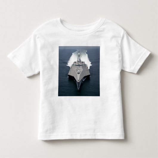 T-shirt Pour Les Tous Petits Le navire de combat littoral Independence (Devant)