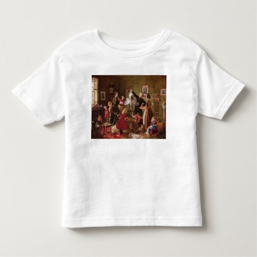 T-shirt Pour Les Tous Petits Le panier de Noël (Devant)