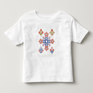 T-shirt Pour Les Tous Petits Le papier peint de motif de Violiet, d'iris et de