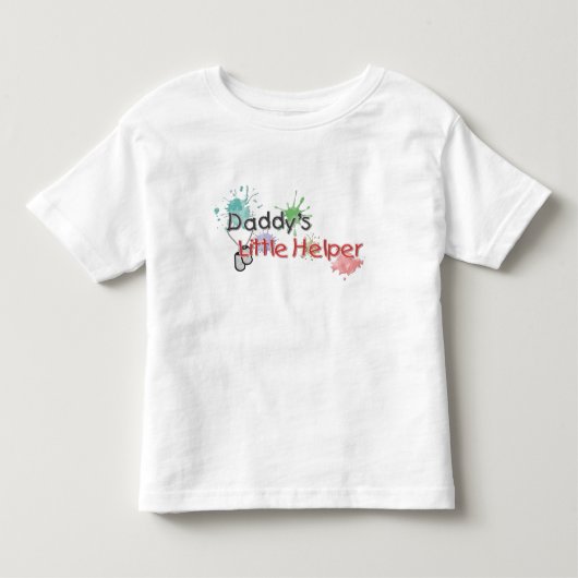 T-shirt Pour Les Tous Petits Le petit aide de papa (Devant)