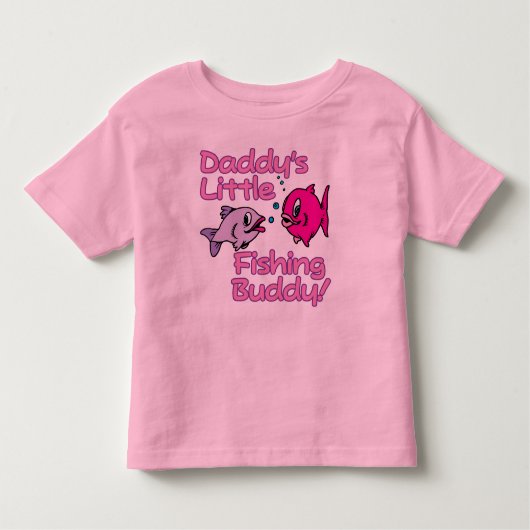 T-SHIRT POUR LES TOUS PETITS LE PETIT BUDDY DE PÊCHE ! (Devant)