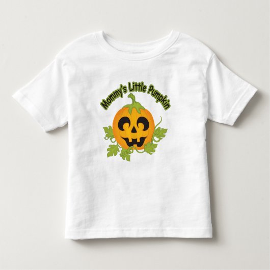 T-shirt Pour Les Tous Petits Le petit Citrouille de maman (Devant)