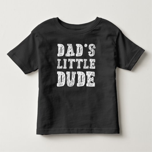 T-shirt Pour Les Tous Petits Le petit mec de papa (Devant)