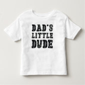 T-shirt Pour Les Tous Petits Le petit mec de papa (Devant)