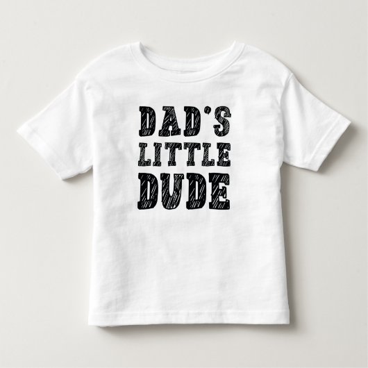 T-shirt Pour Les Tous Petits Le petit mec de papa (Devant)