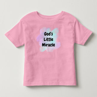T-shirt Pour Les Tous Petits Le petit miracle de Dieu