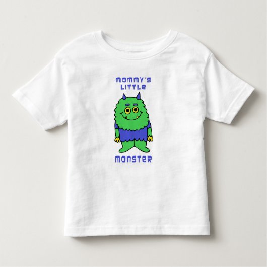 T-shirt Pour Les Tous Petits Le petit monstre de maman (Devant)