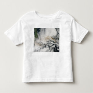 T-shirt Pour Les Tous Petits Le pic de Sarychev traversant la mer d'Okhotsk