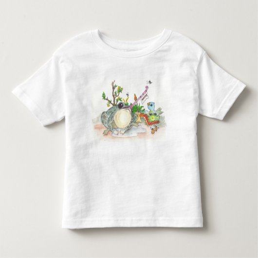 T-shirt Pour Les Tous Petits Le pistolet de départ...er...Toad (Devant)