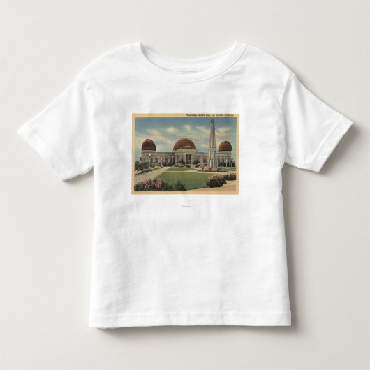T-shirt Pour Les Tous Petits Le planétarium chez Griffith Park (Devant)