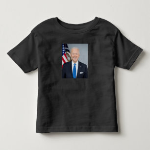 T-shirt Pour Les Tous Petits Le président Joe Biden Portrait de la Maison Blanc