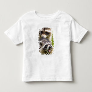 T-shirt Pour Les Tous Petits Le raton laveur Procyon, est très répandu,