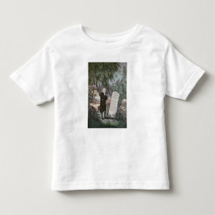 T-shirt Pour Les Tous Petits Le Rev. John Wesley visitant la tombe de sa mère