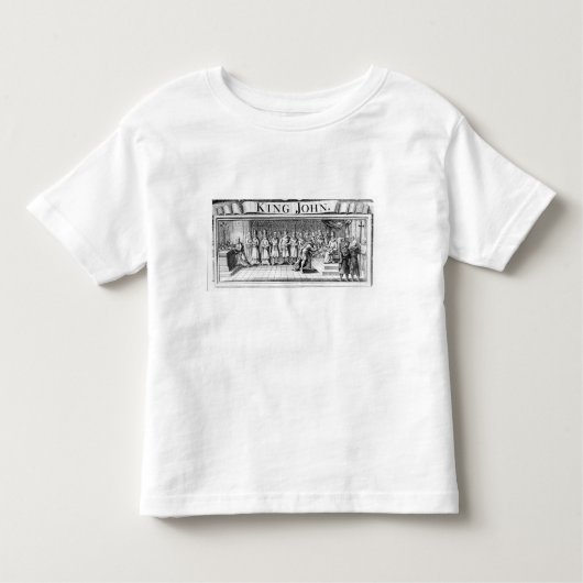 T-shirt Pour Les Tous Petits Le Roi John rend sa couronne (Devant)