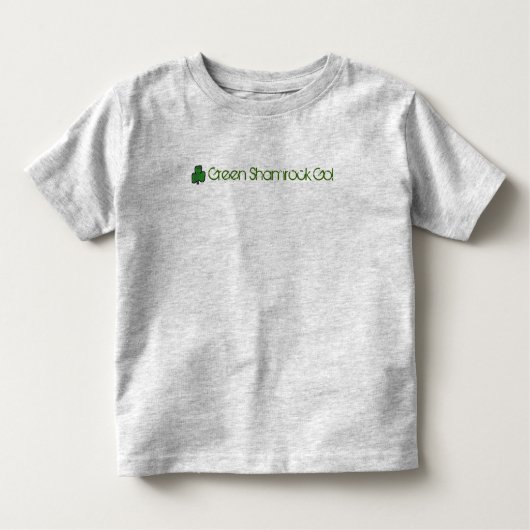 T-shirt Pour Les Tous Petits Le Shamrock Vert Va ! - (Devant)