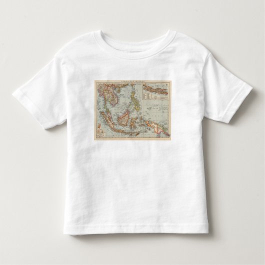 T-shirt Pour Les Tous Petits Le Siam, archipel malais (Devant)